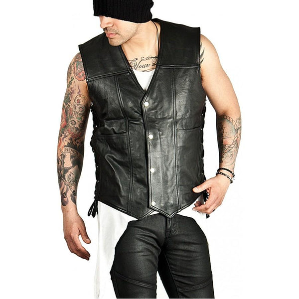 Angel The Walking Dead Daryl Dixon Wings Leather Vest Leather